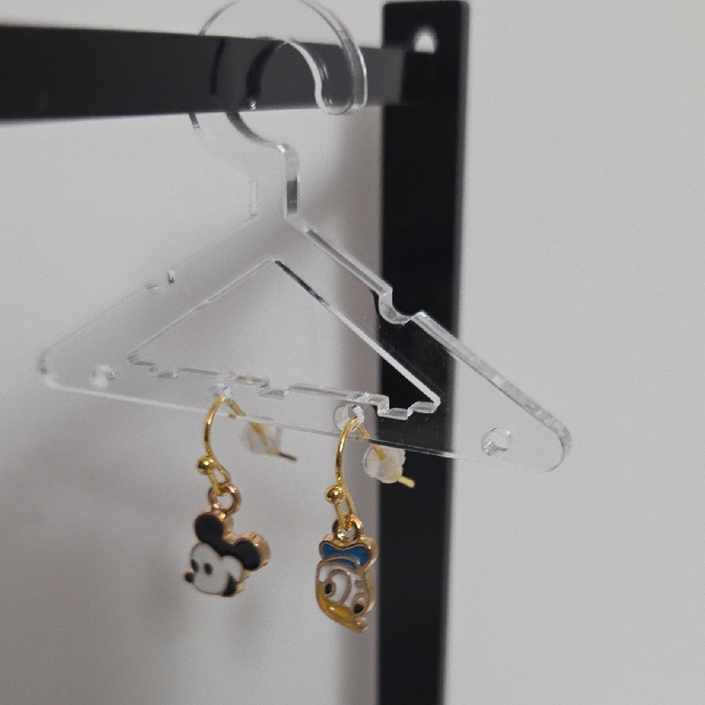 Mickey Mouse And Donald Duck Bestie Character Earrings